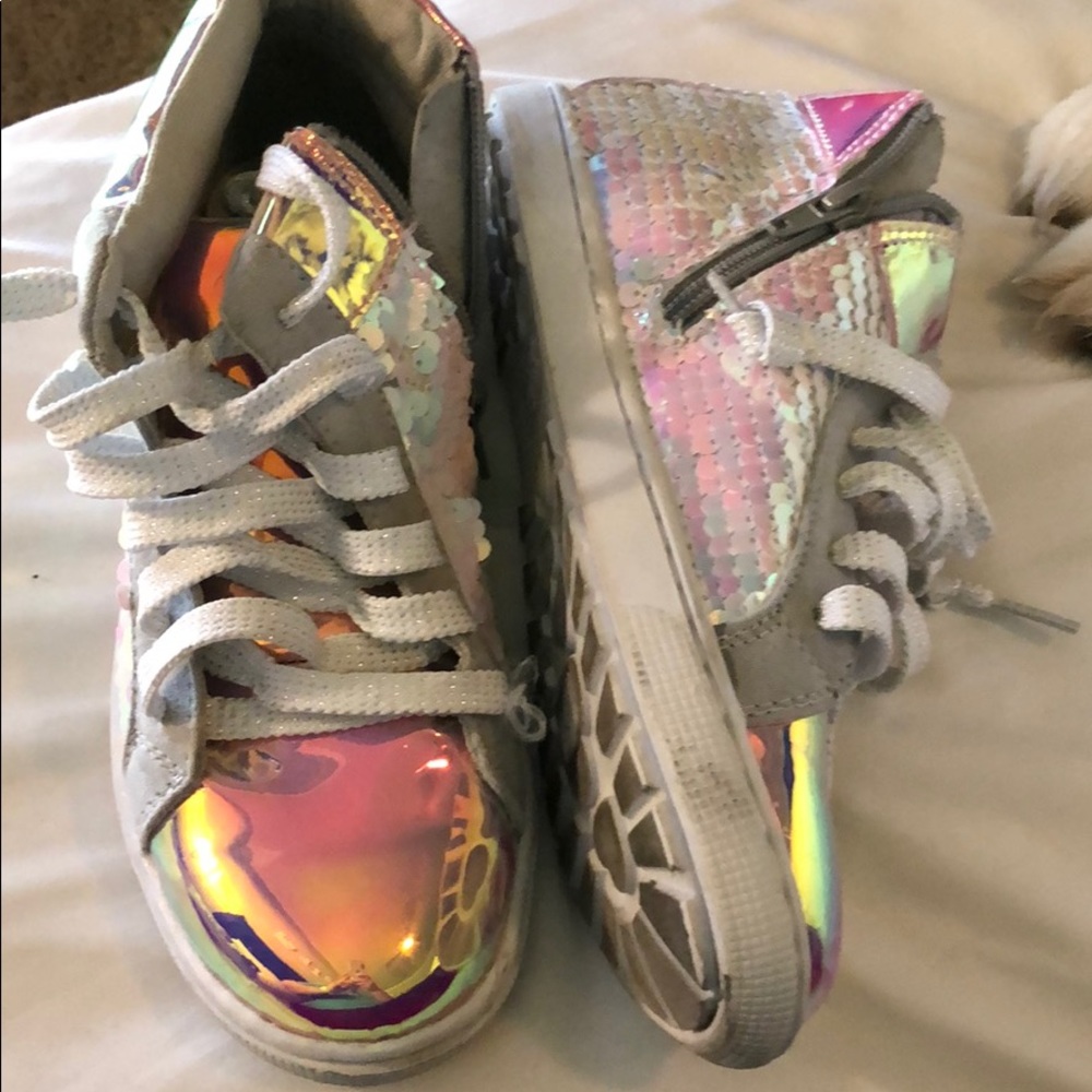 Sequin High top shoes